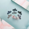 Wavy claw clip, shark clip, banana clip, hairpin and hairpin three-in-one style hair accessory details Picture